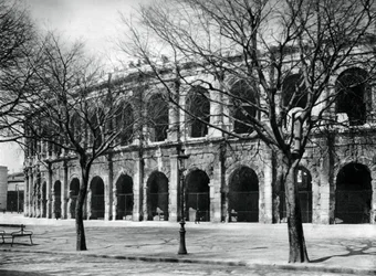 A római aréna, Nimes, Provence, Franciaország, 1937