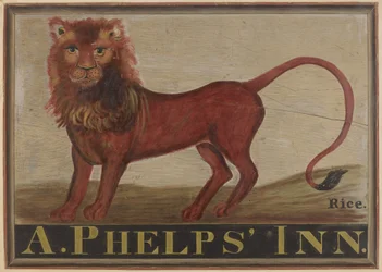 Red Lion Inn Sign, c. 1939.
