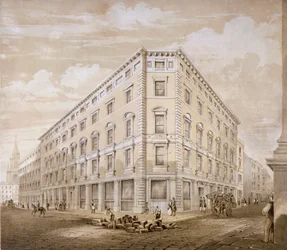 Gresham Street, London City, 1840.