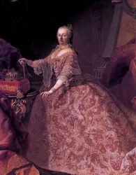Német: Kaiserin Maria Theresia Maria Theresia osztrák császárnő 35 éves korában