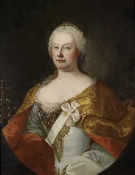 Mária Terézia osztrák császárné portréja 1717-1780, 1750-es évek