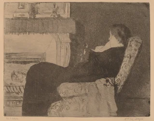Az 1. számú kandalló előtt c. 1882.