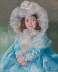 Margot Lefebre kékben, 1902