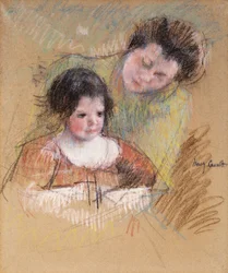 Reine Margot válla fölé hajolva,