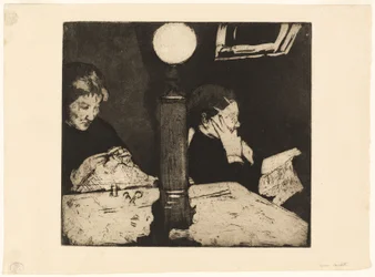 A lámpa alatt, 1882 körül
