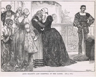 Anne Boleyn utolsó búcsúja hölgyeitől
