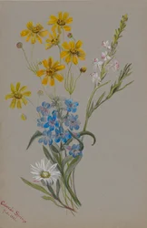Cím nélkül, Virágcsoport, 1883.