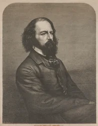 Alfred, Lord Tennyson portréja 1809-1892, 1864.
