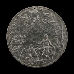 Szent János komponáló kinyilatkoztatás Patmoszról, 1570-es évek