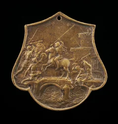 Horatius Cocles védi a hidat, 15. század második fele.