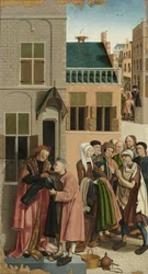 Az irgalmasság hét műve: A meztelenek felöltöztetése, 1504