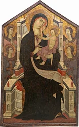 Maestà (Madonna és gyermeke négy angyallal)