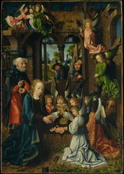 A Krisztus-gyermek imádása, 1500 körül (olaj, tölgyfa tábla)