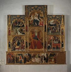 Retable jelenetekkel Szent András életéből, kb. 1420-30.