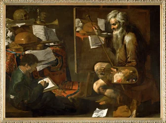 Egy festő műterme, 1639 körül (olaj, vászon)
