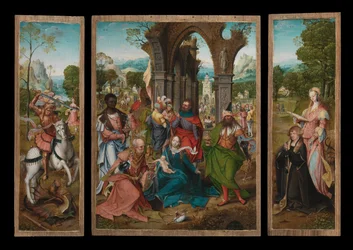 A mágusok imádása, 1519 körül (olaj, tábla)