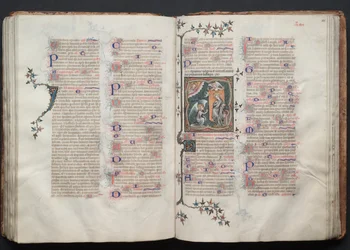 A Gotha Misekönyv: Fol. 109v, szöveg, c. 1375.