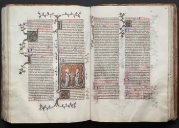 A Gotha Misekönyv: Fol. 114v, Szent Péter és Pál, c. 1375.