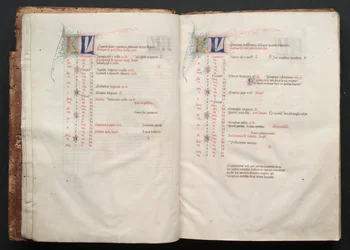 A Gotha Misekönyv: Fol. 5v, szöveg , c. 1375.