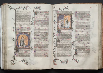 A Gotha Misekönyv: Fol. 83r, Corpus Domini, c. 1375.