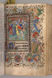 Nemes Károly navarrai király órái 1361-1425: fol. 144r, Krisztus árulása, c. 1405.
