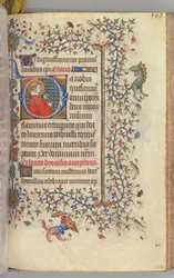 Nemes Károly navarrai király órái 1361-1425, fol. 276r, Szent Lőrinc, c. 1405.