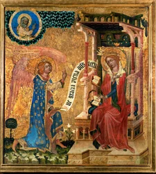 Annunciáció (tempera, fa)