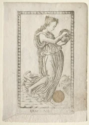 Erato (líra és szerelmi költészet) (a Tarocchi sorozatból: D: Apollo and the Muses, #14)