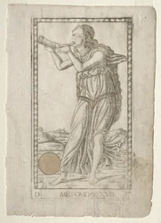 Melpomene (tragédia) (a Tarocchi D: Apollo and the Muses, 17. számú sorozatából)