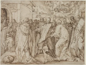 Példabeszéd az adópénzről, c. 15801600.