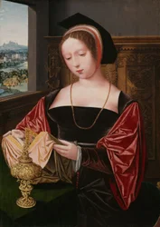 Olvasó hölgy (Szent Mária Magdolna), 1530 körül (olaj, tábla)