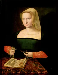 Fiatal nő portréja (panel)