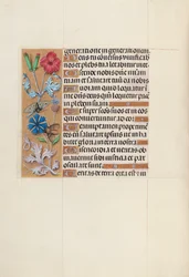 Izabella katolikus királyné, spanyol királynő órái: Fol. 128V, c. 1500.