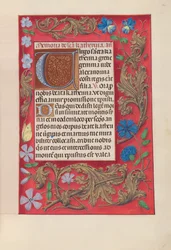 Izabella katolikus királyné, spanyol királynő órái: Fol. 190r, c. 1500.
