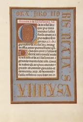 Izabella katolikus királynő, Spanyolország királynőjének órái:  Fol. 196r