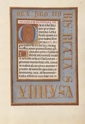Izabella katolikus királyné, spanyol királynő órái: Fol. 196r, c. 1500.