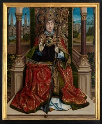 A Szent Miklós-oltár központi táblája, 1486-93 körül (olaj, tábla)