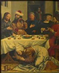 Krisztus Simon farizeus házában, 1510-1520 körül.