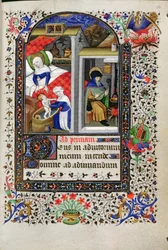 Add hozzá 18192 f.52 betlehem, az órák könyvéből, Párizs, 1435 körül