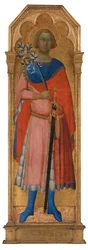 Szent Viktor, 1350 körül (tempera panelen, arany alapon)