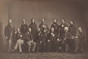 [A New York-i Egészségügyi Bizottság tagjai], kb. 1860.