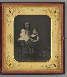Névtelen portré két lányról, 1861.