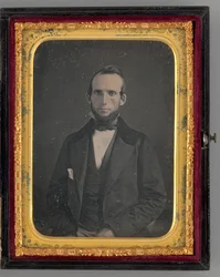 Névtelen ülő férfi portréja, 1862.