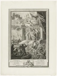 József császár kegyelme a protestánsokhoz, 1783 La Clemence de Joseph II (cím a tárgyon)