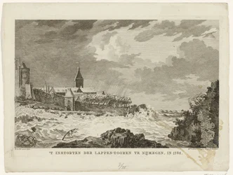 A lapp torony összeomlása Nijmegenben, 1784 A Lapp-torony összeomlása Nijmegenben. 1784-ben (cím a tárgyon)