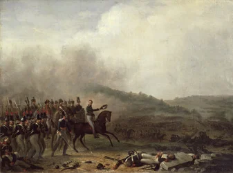Willem Frederik (1772-1843) Orange hercege a Quatre Bras-i csatában