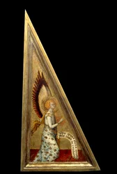 Az Angyali Angyal. Matteo Giovanetti (1300-1369) festménye 14. század