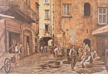 Olaszország, Nápoly, Piazzetta di Porto, Matteo Zampella