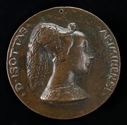 Isotta degli Atti, 14321433-1474, úrnője 1446, majd felesége 1453 után, Sigismondo Malatesta [obv
