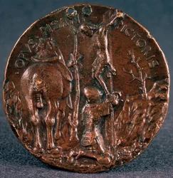 Érem Sigismondo Pandolfo Malatesta dicsőségére Hátlap, 1446.